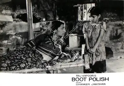 Taru Dutt (Cinematographer), Boot Polish, 1954, Lobby Card