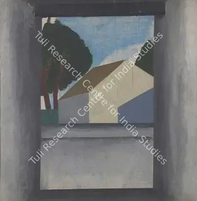 Atul Dodiya (Artist), The Window, 1990, Painting