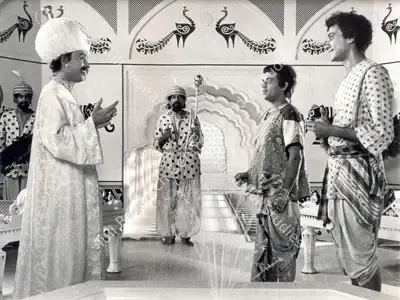 Soumendu Roy (Cinematographer), Goopy Gyne Bagha Byne, 1969, Photographic Still
