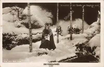 Fritz Arno Wagner (Producer), Die Nibelungen: Kriemhild's Revenge, 1924, Postcard