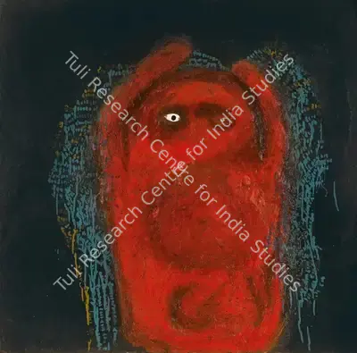 Bhupen Khakhar (Artist), Hanuman, 1960, Painting