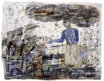 Jayashree Chakravarty (Artist), Untitled, 1997, Painting
