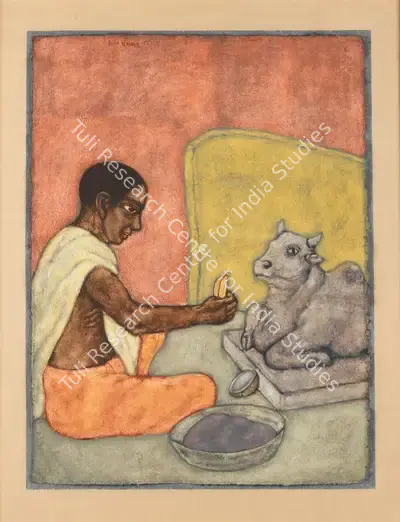 Shanti Panchal (Artist), Untitled (Offering), 1989, Painting
