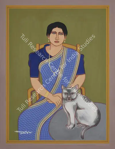 Lalu Prasad Shaw (Artist), Barnali, 2015, Painting