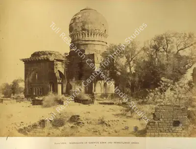 Colonel Thomas Biggs (Photographer), Mausoleum of Kishwur Khan and Huzrut Shah Ahmed, Bijapur, 1855, Antiquarian Photograph
