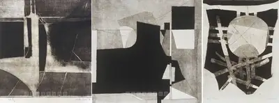 Lalu Prasad Shaw (Artist), Untitled, 1970, Graphic Art