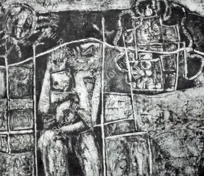 K.V. Haridasan (Artist), Layer of Existence (2), Painting