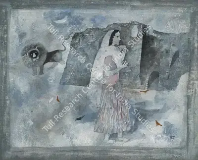 Arup Das (Artist), Untitled, 1997, Painting