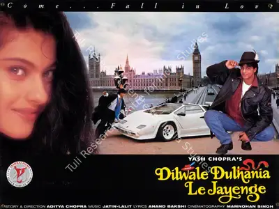 Yash Chopra (Producer), Dilwale Dulhania Le Jayenge, 1995, Lobby Card