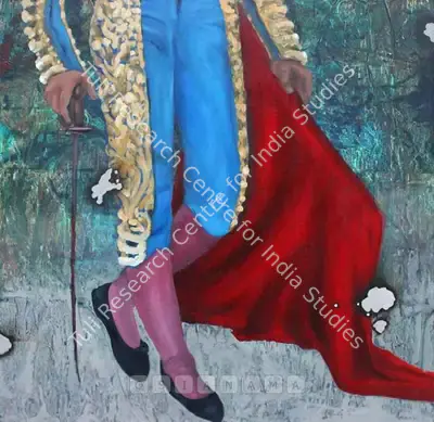 G.R. Iranna (Artist), Who I Am?, 2007, Painting