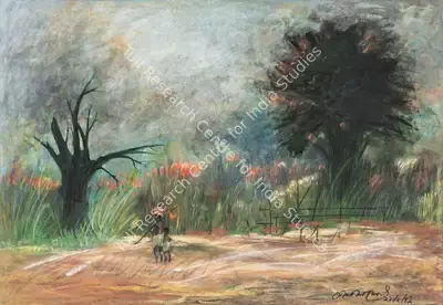 Gopal Ghose (Artist), Untitled, 1942, Painting
