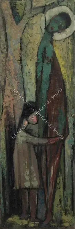 Nageshkar, Vishwanath (Artist). Untitled, 1997 | Painting, Sa.Onl/19.05.22, 2022 · Saffronart
