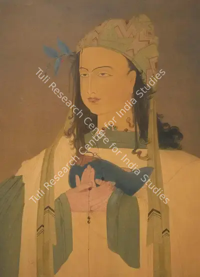 M.A.R. Chughtai (Artist), The Holy Man's Daughter, Painting