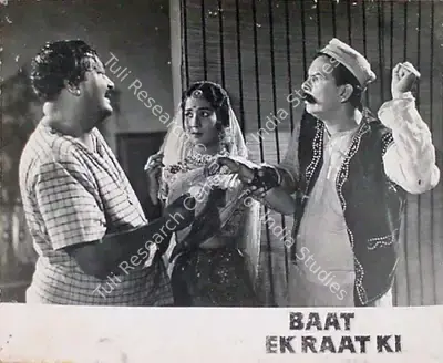 K.H. Kapadia (Cinematographer), Baat Ek Raat Ki, 1962, Lobby Card