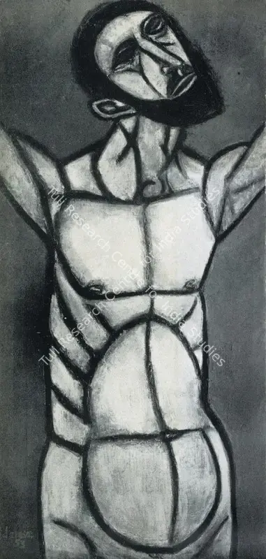 Akbar Padamsee (Artist), Christ, 1953, Painting