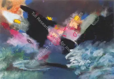 Sundaram, Vivan (Artist). Untitled. Pastel, black chalk and gouache on paper, 1987 | Drawing | FineArts | 00374754