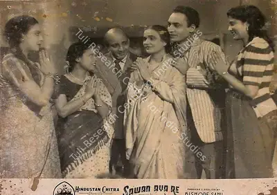 Kishore Sahu (Producer), Sawan Aya Re, 1949, Lobby Card