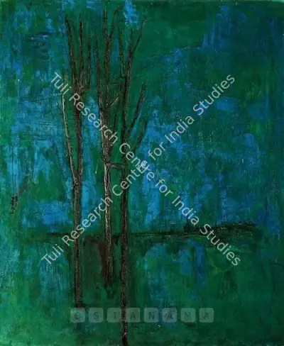 B. Prabha (Artist), Untitled, 1961, Painting