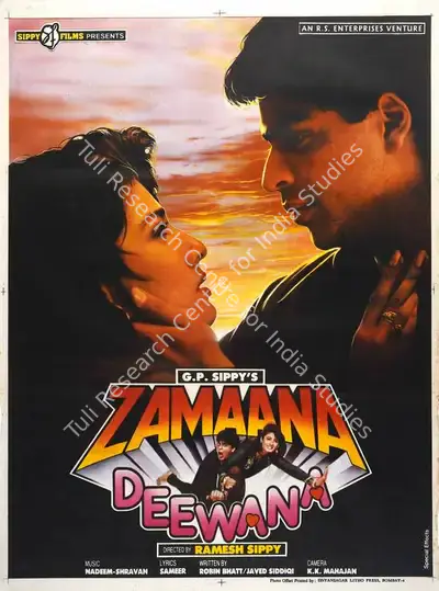 G.P. Sippy (Producer), Zamaana Deewana, 1995, Full Sheet Poster