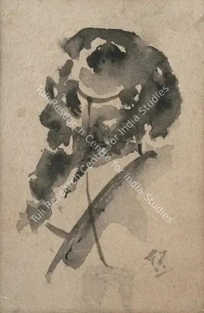 Gaganendranath Tagore (Artist), Portrait, 1919, Painting