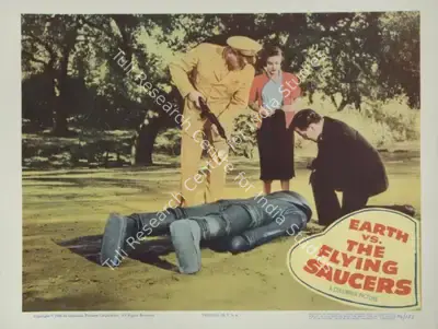 Fred Jackman Jr. (Cinematographer), Earth vs. the Flying Saucers, 1956, Lobby Card
