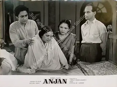 R.D. Mathur (Cinematographer), Anjan, 1941, Lobby Card