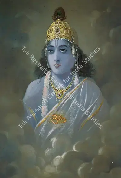 Ustad Allah Bukhsh (Artist), Krishna, Painting