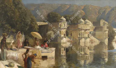 Edwin Lord Weeks (Artist), Lake at Oodeypore, India, 1893, Painting