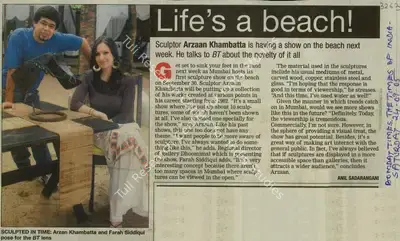 Anil Sadarangani (Reporter), Life's a Bitch, 2004, Newspaper Clipping