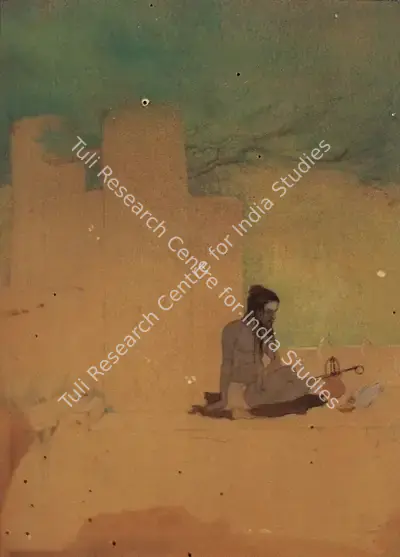 Abanindranath Tagore (Artist), Rest, 1910, Painting