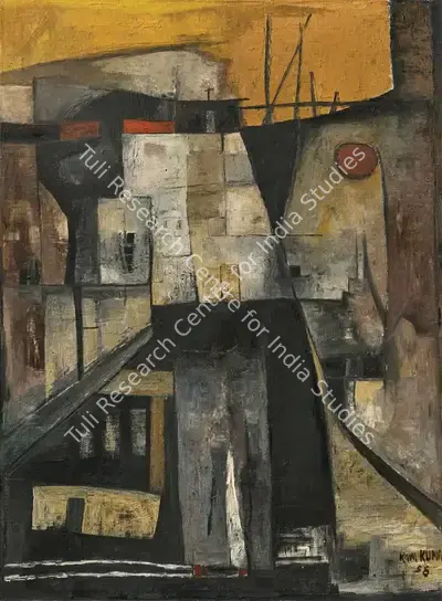 Ramkumar (Artist). Untitled, 1958 | Painting, Ch.NeY/23.03.22, 2022 · Christie's