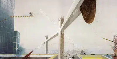 Jagannath Panda (Artist), High-Rise Bee-Rise, 2006, Painting
