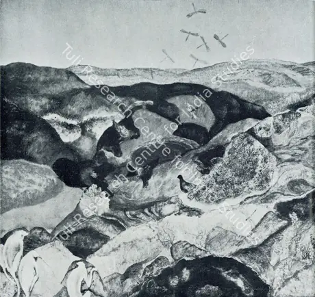 Sheikh, Nilima (Artist). By the Hill Stream , 1976 | Painting