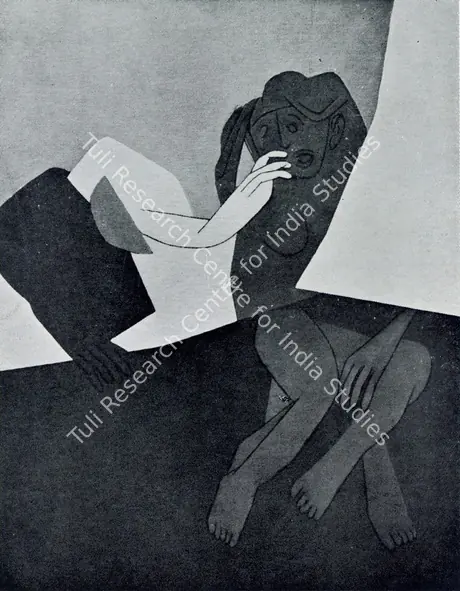 Mehta, Tyeb (Artist). Gesture-III, 1977 | Painting