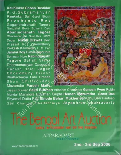 Apparao Art (Auction House). The Bengal Art Auction - Early and Current Art of the Region. 03 September 2006, Online | Auction Catalogue | EconomicsArt | 00861941