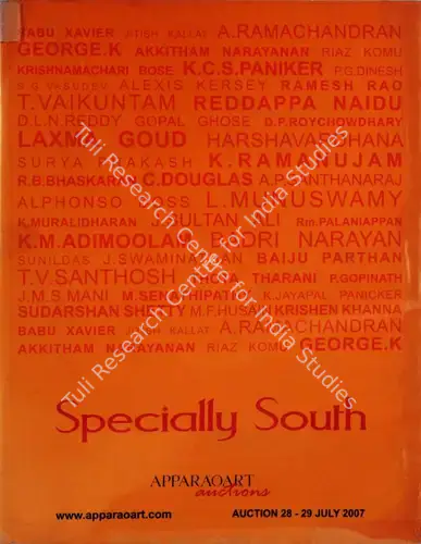 Apparao Art (Auction House). Specially South - Physical Cum Online Art Auction. 29 July 2007, Online | Auction Catalogue | EconomicsArt | 00861967