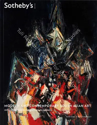 Sotheby's (Auction House). Modern and Contemporary South Asian Art - Including Indian Miniature Paintings. 15 September 2011, New York | Auction Catalogue | EconomicsArt | 00862094