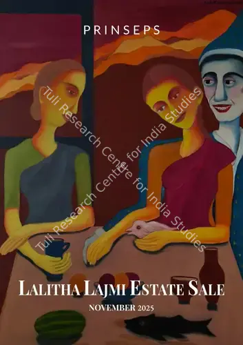 Prinseps (Auction House). Lalitha Lajmi Estate Sale. 16 November 2025, Mumbai | Auction Catalogue | EconomicsArt | 00862589