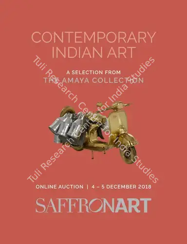 Saffronart (Auction House). Contemporary Indian Art - A Selection from the Amaya Collection&nbsp;. 05 December 2018, Online | Auction Catalogue | EconomicsArt | 00862297