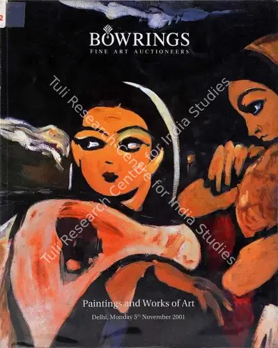Bowrings (Auction House). Auction of Paintings and Works of Art. 05 November 2001, New Delhi | Auction Catalogue | EconomicsArt | 00861882