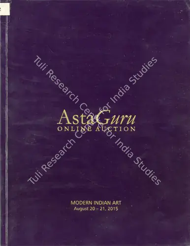Asta Guru (Auction House). Modern Indian Art. 21 August 2015, Online | Auction Catalogue | EconomicsArt | 00862209