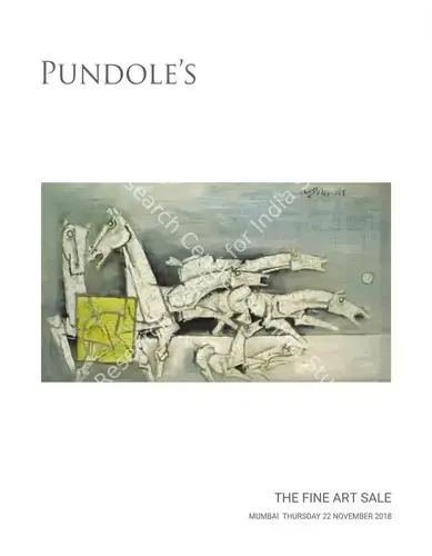 Pundole (Auction House). The Fine Art Sale. 22 November 2018, Mumbai | Auction Catalogue | EconomicsArt | 00862293