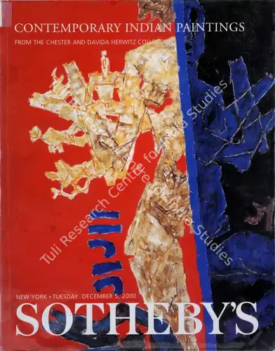 Sotheby's (Auction House). Contemporary Indian Paintings - From the Chester and Davida Herwitz Collection. 05 December 2000, New York | Auction Catalogue | EconomicsArt | 00861870