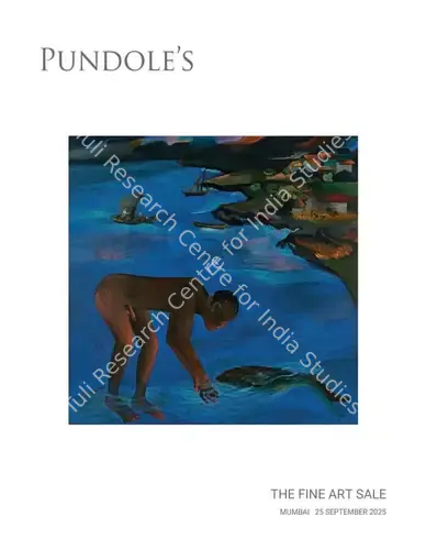 Pundole (Auction House). The Fine Art Sale. 25 September 2025, Mumbai | Auction Catalogue | EconomicsArt | 00862583