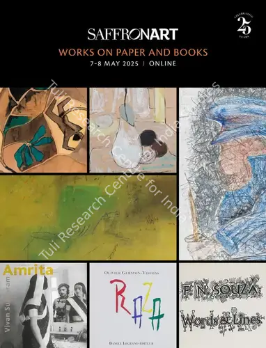 Saffronart (Auction House). Works on Paper and Books. 08 May 2025, Online | Auction Catalogue | EconomicsArt | 00862563