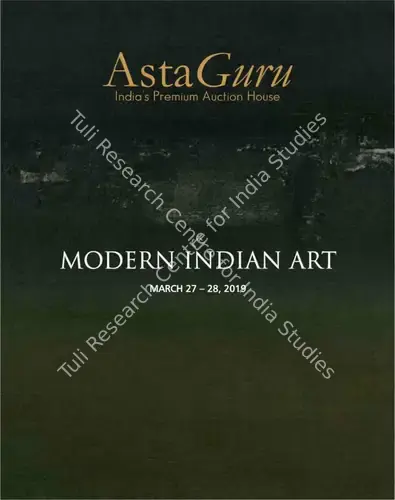 Asta Guru (Auction House). Modern Indian Art. 28 March 2019, Mumbai | Auction Catalogue | EconomicsArt | 00862309