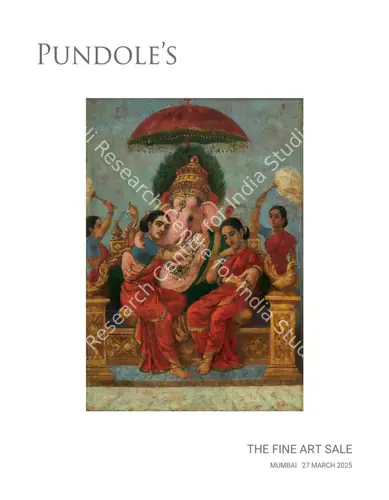 Pundole (Auction House). The Fine Art Sale. 27 March 2025, Mumbai | Auction Catalogue | EconomicsArt | 00862558