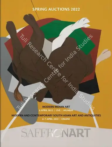 Saffronart (Auction House). Spring Online Auction - Modern and Contemporary South Asian Art and Antiquities. 07 April 2022, Online | Auction Catalogue | EconomicsArt | 00862422