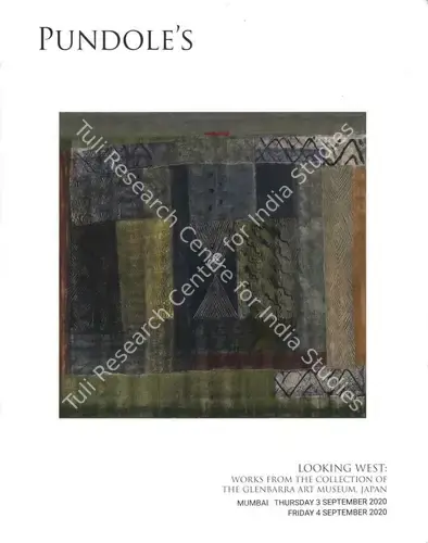 Pundole (Auction House). Looking West - Works from the Collection of the Glenbarra Art Museum, Japan (Session I). 03 September 2020, Mumbai | Auction Catalogue | EconomicsArt | 00862358