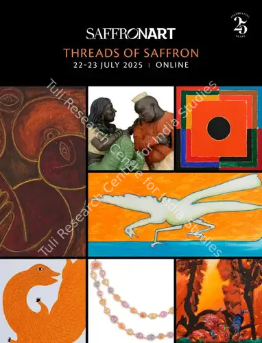 Saffronart (Auction House). Threads of Saffron. 23 July 2025, Online | Auction Catalogue | EconomicsArt | 00862574